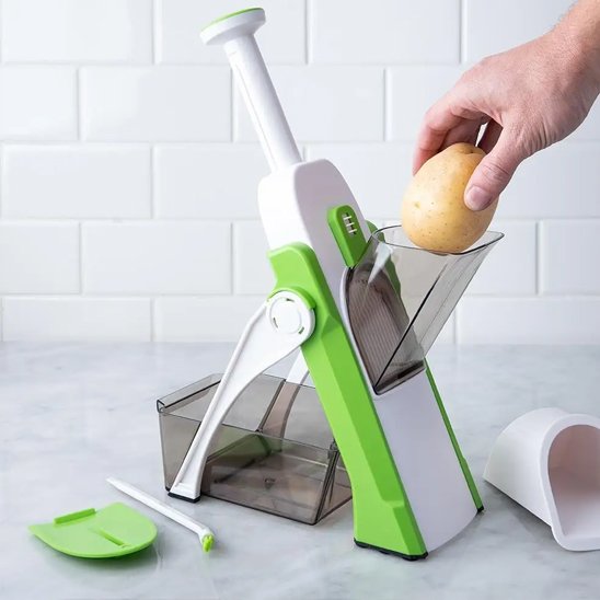 mandoline cuisine différentes épaisseurs coupe ajustables