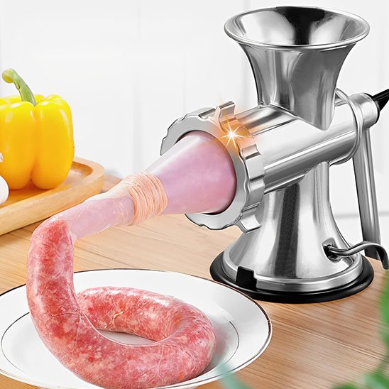 Hachoir à viande manuel | Inox Premium