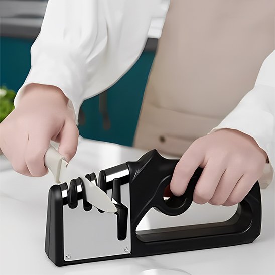 Aiguiseur couteau numérotation des étapes