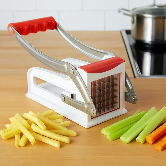 coupe frite lames acier inoxydable ultra-résistantes