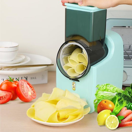 coupe légumes électrique trois coupes différentes