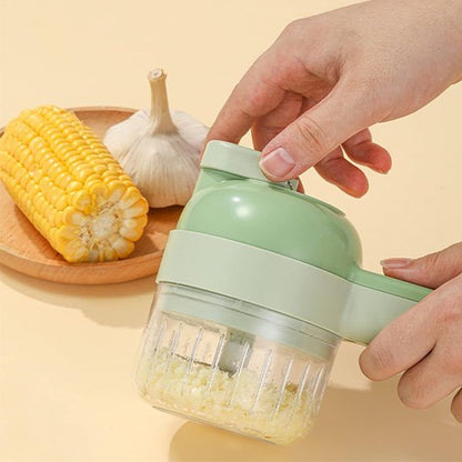 coupe legume electrique Système d'insertion ultra pratique