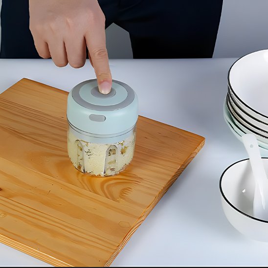 hachoir activation simple pression  dessus