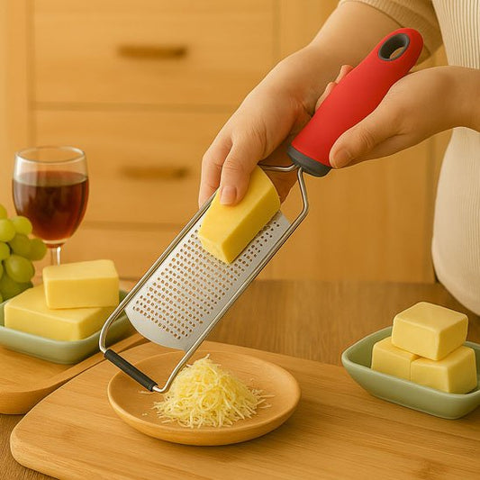 râpe à fromage ergonomique rouge 